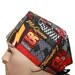 Disney Cars Lightning McQueen Scrub hat. Made with 100% Cotton. Also Great as a Welders Cap