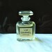 Reserve for AmyDana MINI CHANEL No 19 - Pure Perfume Miniature Crystal Bottle 3.5 ml (1/8 oz) - Rare Green Stopper