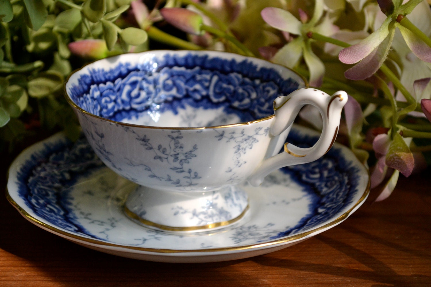 Vintage Coalport Fine Bone China Tea Cup and Saucer Dalemere