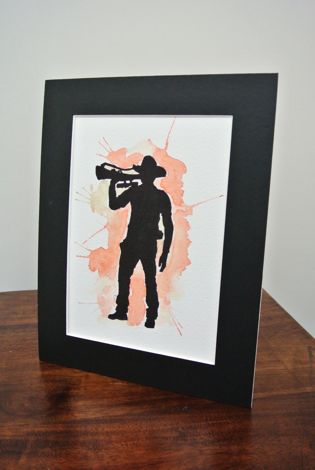 Rick Grimes The Walking Dead Silhouette Art