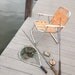 vintage orange childs lawn chair / childs chair / orange chair / lawn chair / small orange chair / vintage cottage / beach house