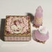 Miniature Vanity Box, Two Perfumes - OOAK Dollhouse One Inch Scale