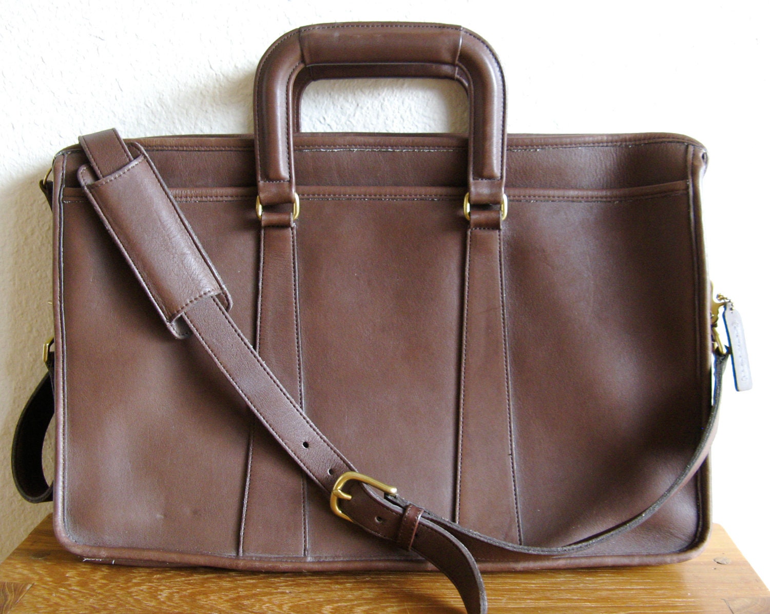SALE-Vintage Coach Briefcase/Attache/Laptop Bag