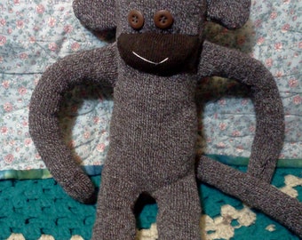 black monkey plush