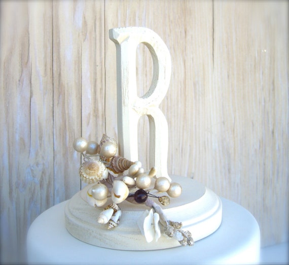 monogram cake topper beach wedding shabby chic by sparkleandtwig monogram cake topper beach wedding shabby chic by sparkleandtwig