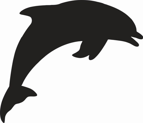 Items Similar To Dolphin Decal 5" On Etsy