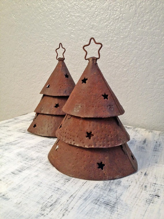 2 rustic shabby chic christmas trees 2 rustic shabby chic christmas trees