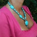 Chunky turquoise necklace