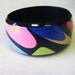 Multi Colored Fabulous Plastic or Bakelite Bracelet From 1960's Vintage