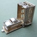 Vintage English Sterling Silver charm Garage opens to car Bracelet charm old Pendant Jewelry