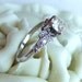 Antique Art Deco White Gold and Diamonds Engagement Ring