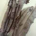 Dyed Silk for Surface Design and Felting. Silk Carrier Rods. Silver Gray