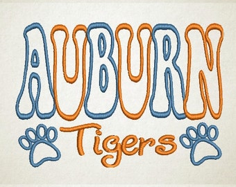 Auburn Embroidery Design, Auburn Applique, War Eagle (70) Instant Download