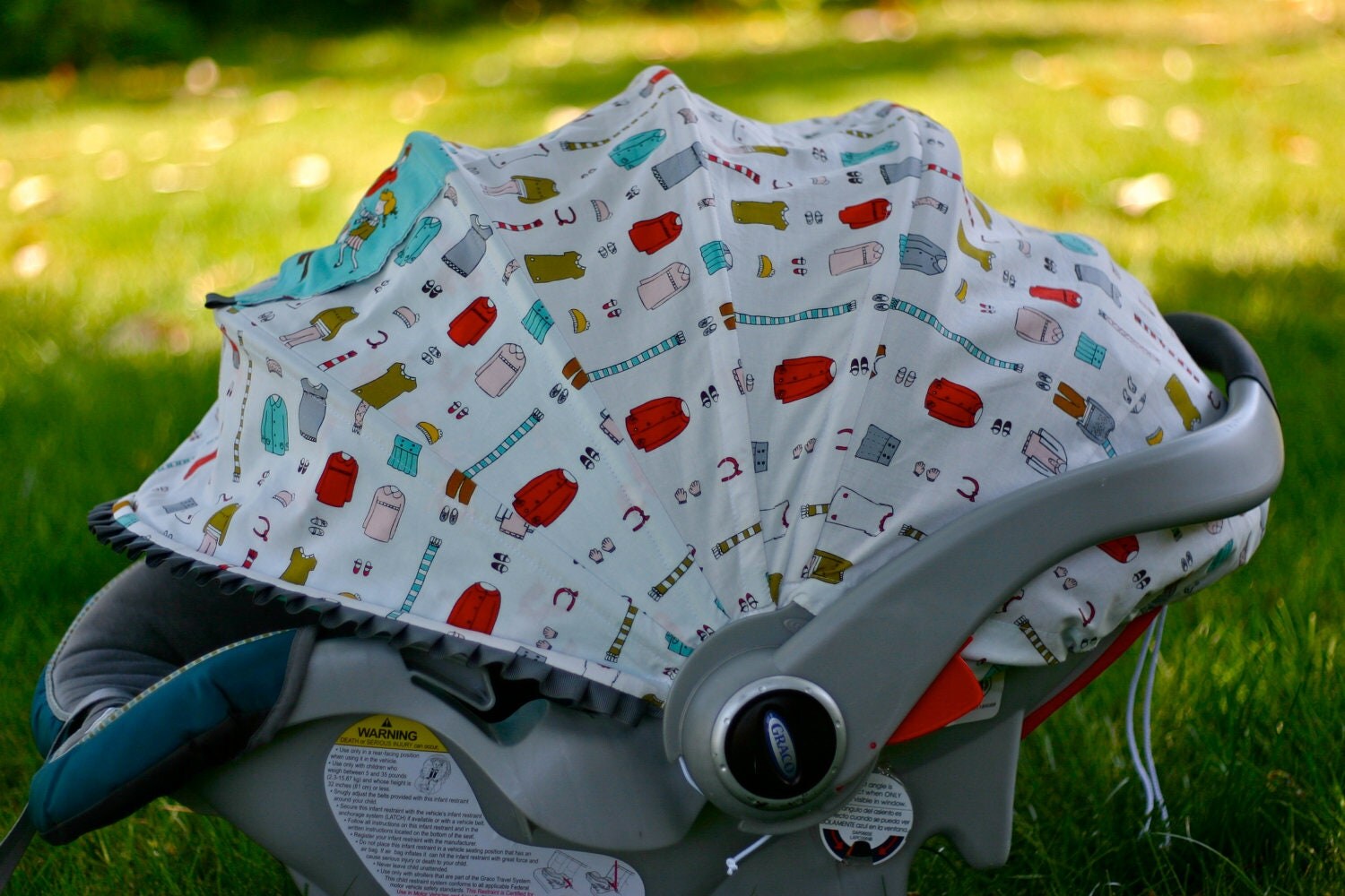 Adjustable Car Seat Shade Canopy Cover