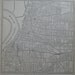 1923 Antique MEMPHIS Tennessee Map Vintage 1920s Map w Named Streets Plaindealing 591