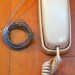SALE Vintage AT&T Trimline Touchtone Corded Wall Hanging Beige Telephone Desk Tabletop Counter Push Button Phone