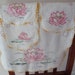 Vintage embroidered dresser scarves--matching set of four pieces with crocheted trim