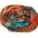 Silk Yarn Hand Dyed Multicolor Mulberry Silk Single Ply Yarn Worsted Weight Knitting Crocheting 95 gm 3,4 oz 240 yards