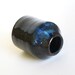 Bud vase in midnight blue glaze. Wheel thrown pottery - Stoneware ceramic.