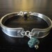 Handmade silverware bracelet