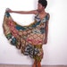 Beautiful Ethnic Gypsy Hippie Patchwork Print Full Circle Maxi Full Length Wide Dress one size