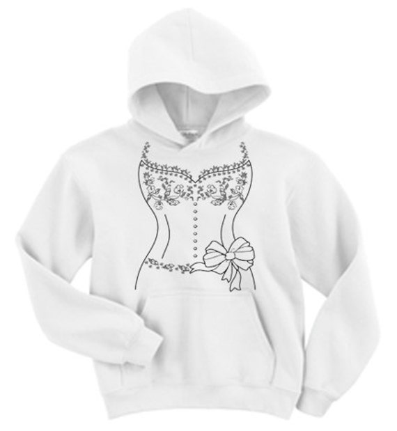 sweat shirt wedding dress