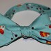 Blue Posie Bow Tie