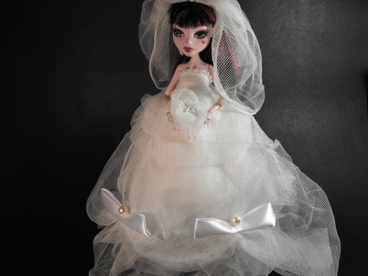Wedding Dress for Monster High Dolls