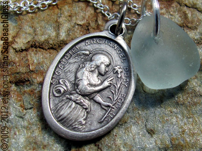 St Monica Necklace. Saint Monica. STERLING Silver Chain.