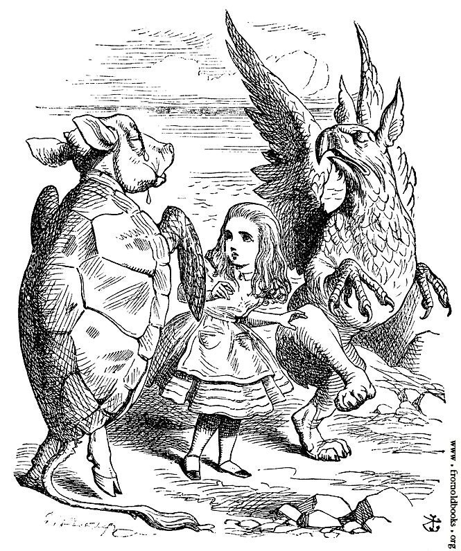 Alice The Lobster Quadrille Alice in Wonderland