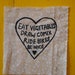 Eat Vegetables. Draw Comix. Ride Bikes. Be Nice - Floral Patch