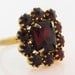 Bohemian Garnet Cocktail Ring