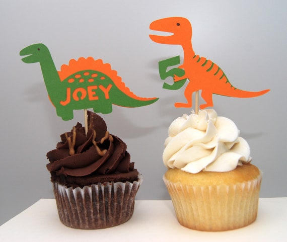 Dinosaur Cupcake Toppers (12)