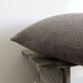 Grey Pillow Cover- Quilted Grey 18 x 18 Textured Pillow Cover