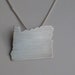 Sterling silver Oregon pendant