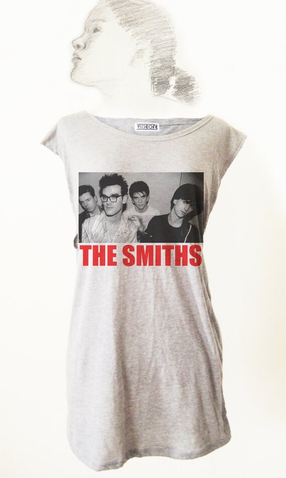 Retro The Smiths Punk Rock T-Shirt Tee Tank Top Tunic by Videofe