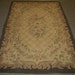 Reserved for annieandlucy...1950s Vintage Floral Hook Rug