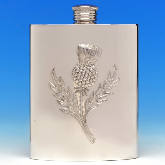 Scottish Thistle Hip Flask