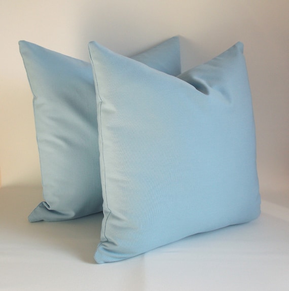 SET OF 2 Blue Decorative pillow cover Throw pillow Pillow
