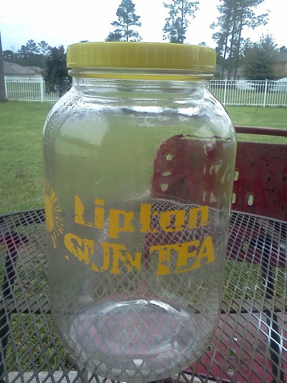 LIPTON SUN TEA Gallon Jar Vintage