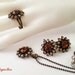 Sunset in Paradise Set with Swarovski Crystals (Necklace, ring and earrings)