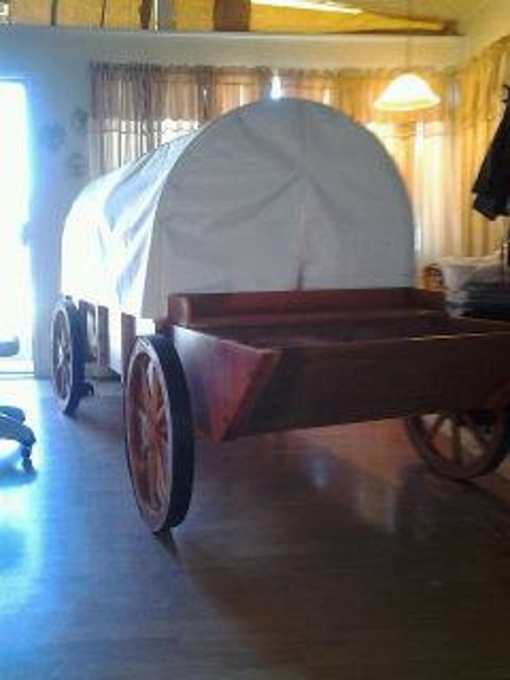 Items similar to Covered Wagon Twin Bed on Etsy