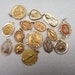 Vintage Religious Medals charm lot collection medal catholic gold 2
