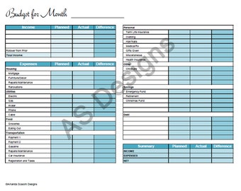 zero budget template zero based budget excel spreadsheet instant household zero budget template zero based budget excel spreadsheet instant household