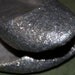 Repurposed Silver Glitter Flats Size 8