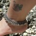 Dual Belled Chainmail Anklet