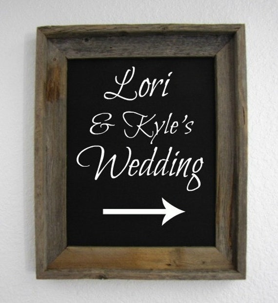 Rustic Chalkboard Wedding 9