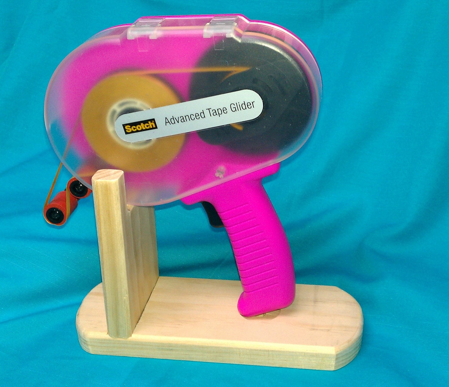 ATG Tape Dispenser Gun Unfinished Wooden Stand