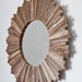 Sunburst mirror 21"x21"x1" reclaimed wood