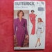 Butterick vintage sewing pattern 5163 by designer Richard Warren for misses top and skirt.